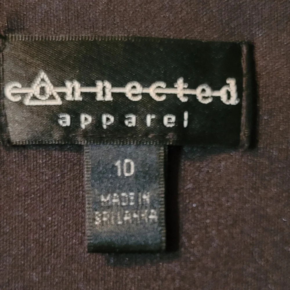 Connected Apparel Black Dress
